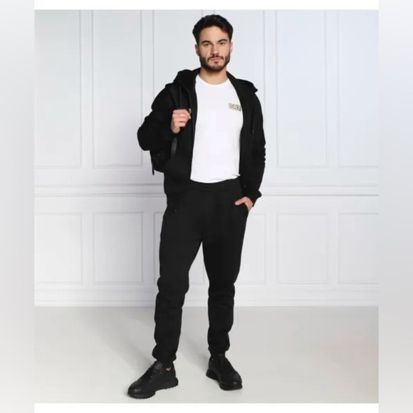 NWT - Emporio Armani Logo Cotton Short Sleeve Shirt - Size XXL - Picture 2 of 9